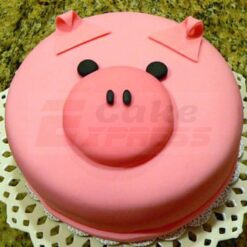 Porky Pig Fondant Cake
