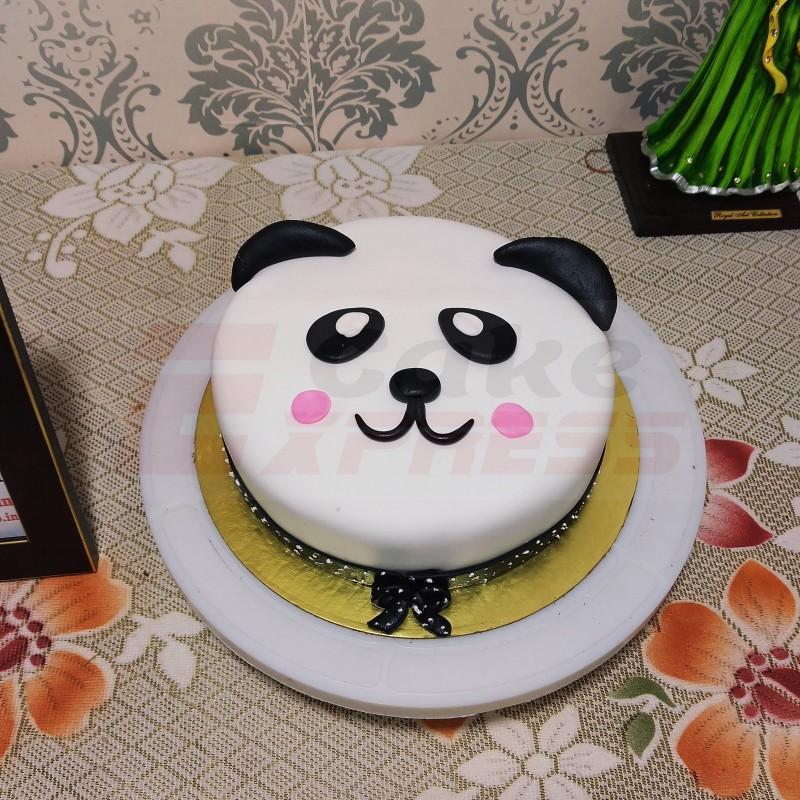 Cute Panda Face Designer Cake