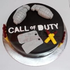 Call of Duty Theme Fondant Cake