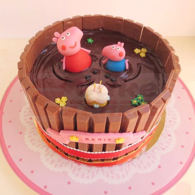 Peppa Pig in Mud Cake