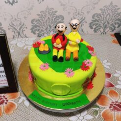 Motu Patlu Theme Fondant Cake