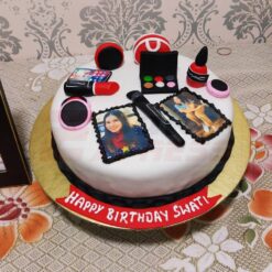 Personalized Cosmetics Theme Cake
