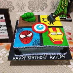 Avengers Assemble Fondant Cake