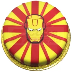 Iron Man Theme Customized Cake