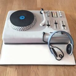 DJ Deck Theme Fondant Cake